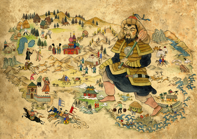 mongol empire timeline